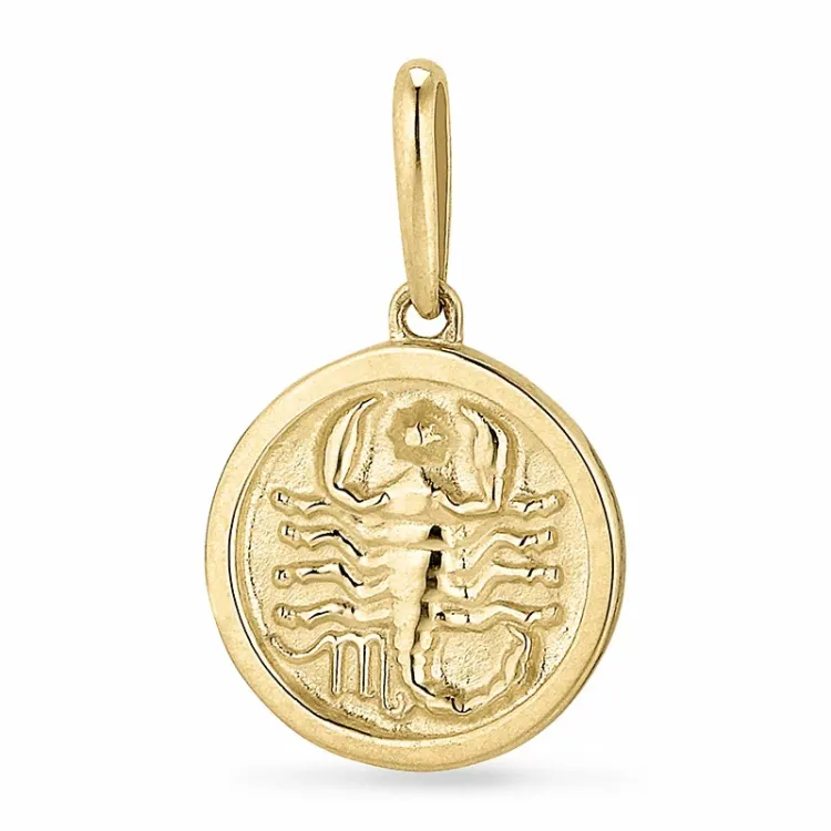 stjernetegn skorpionen anheng i 9 karat gull - Gold Collection