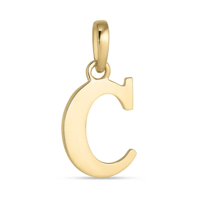 bokstav c anheng i 9 karat gull - My Letter
