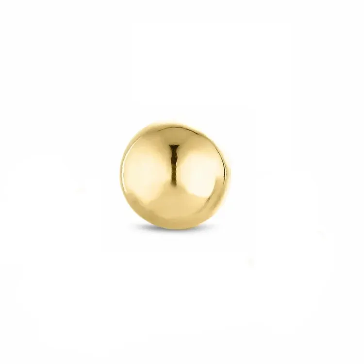 6 mm 1/2 par øredobber i 14 karat gull - Gold Collection