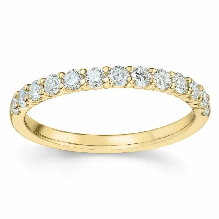 briljantring i 14 karat gull 0,50 ct