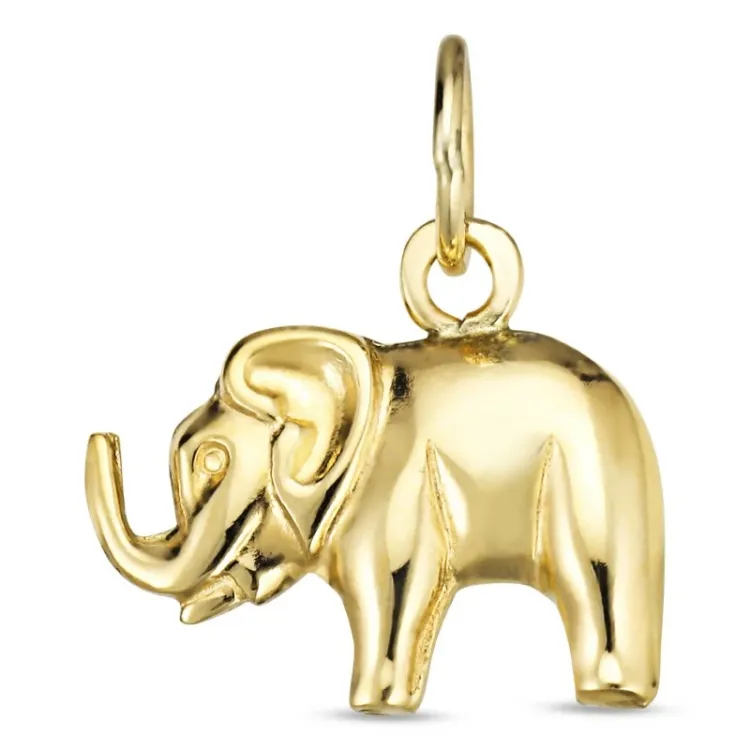 elefant anheng i 8 karat - Gold Collection