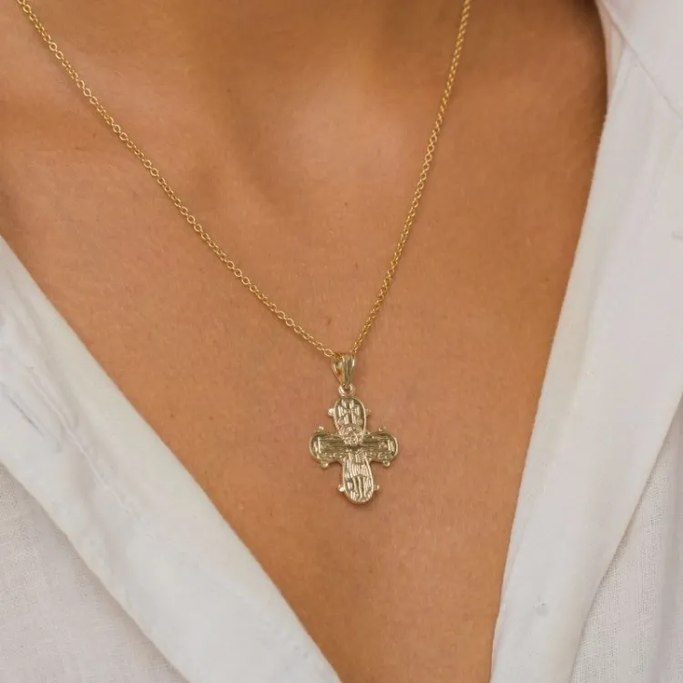 19 x 30 mm dagmarkors i 8 karat - Amoré