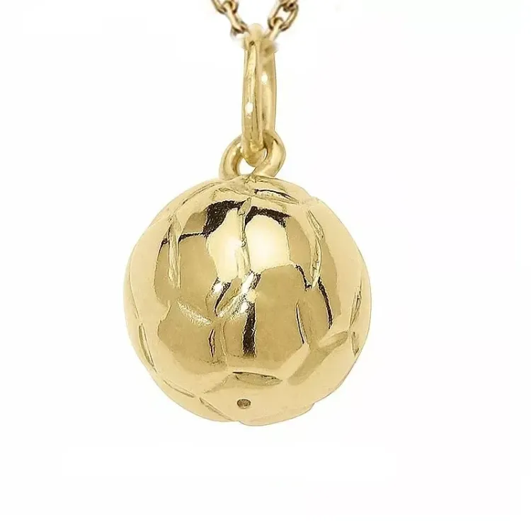 blank fotball anheng i 8 karat - Gold Collection