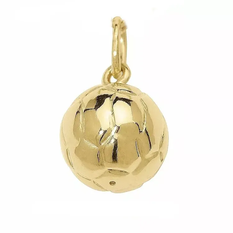 blank fotball anheng i 8 karat - Gold Collection
