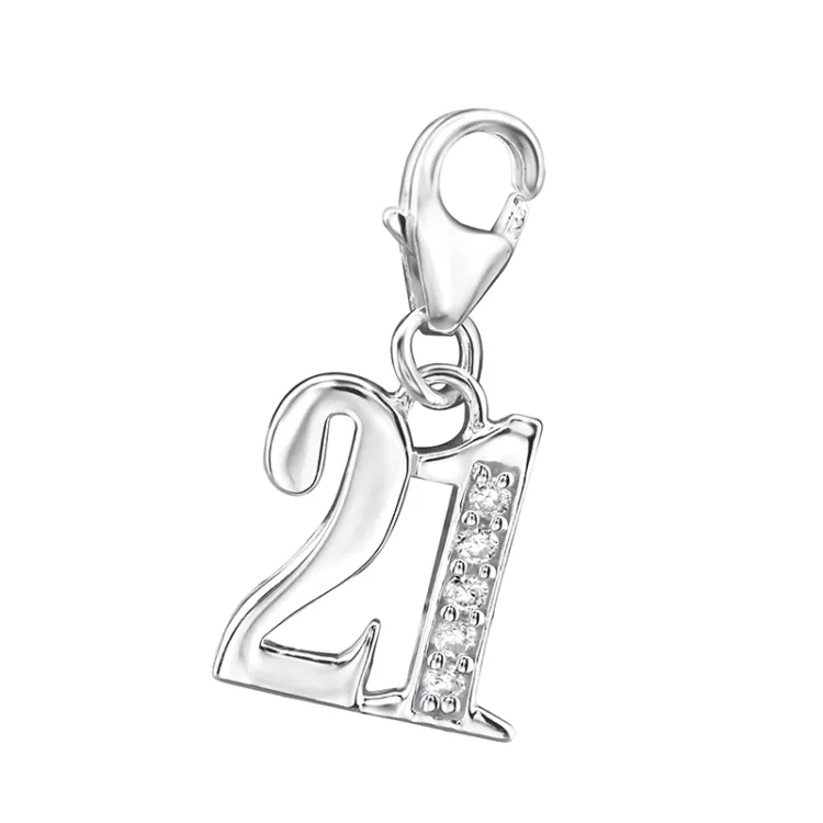 21 charms anheng i sølv