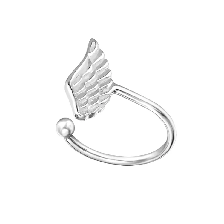 Vinge ear cuff i sølv
