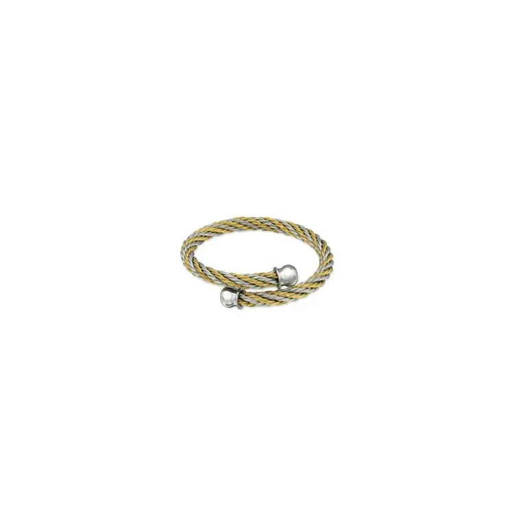 Vridd armbånd i Rustfritt stål 13 cm - 17 cm x