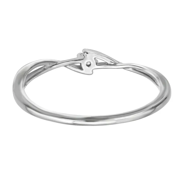 lab grown diamant ring i rodinert sølv