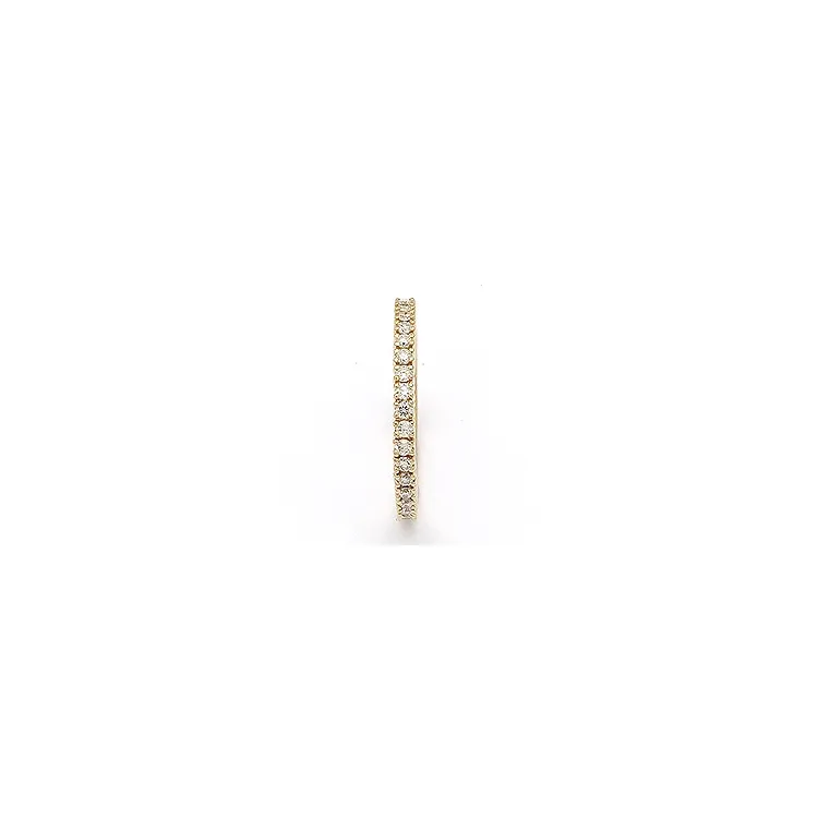 smal diamantring i 14 karat gull 0,27 ct