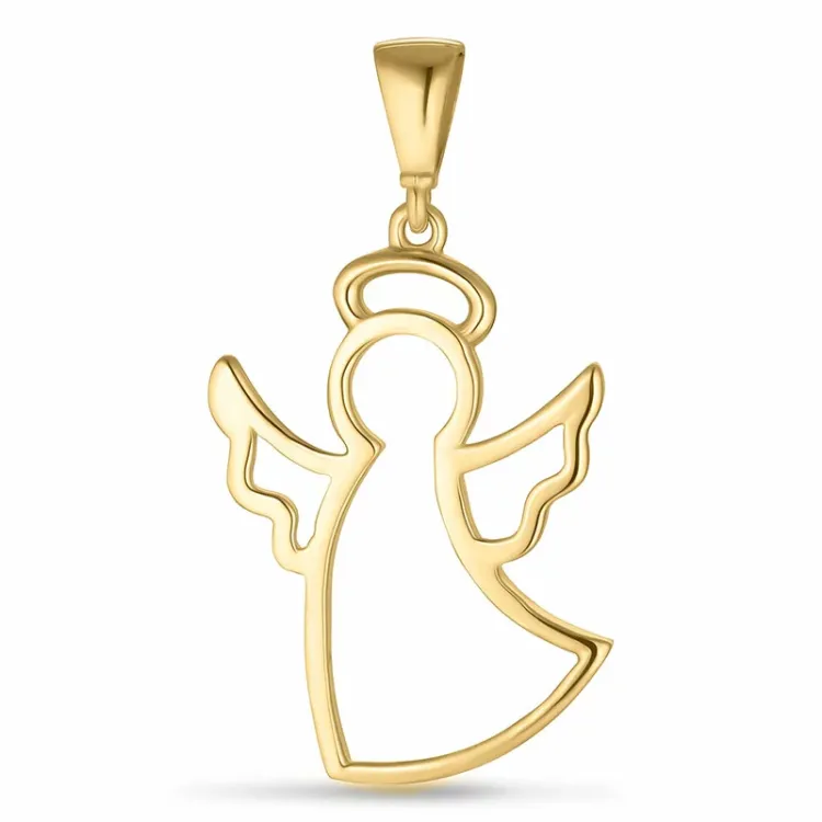 engel anheng i 9 karat gull - Gold Collection