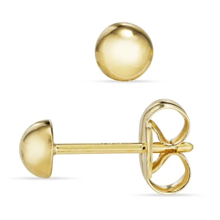 4 mm ørestikker i 9 karat gull - Gold Collection