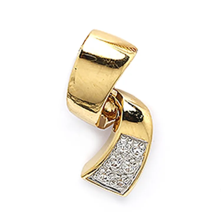 anheng i 9 karat gull med rhodium