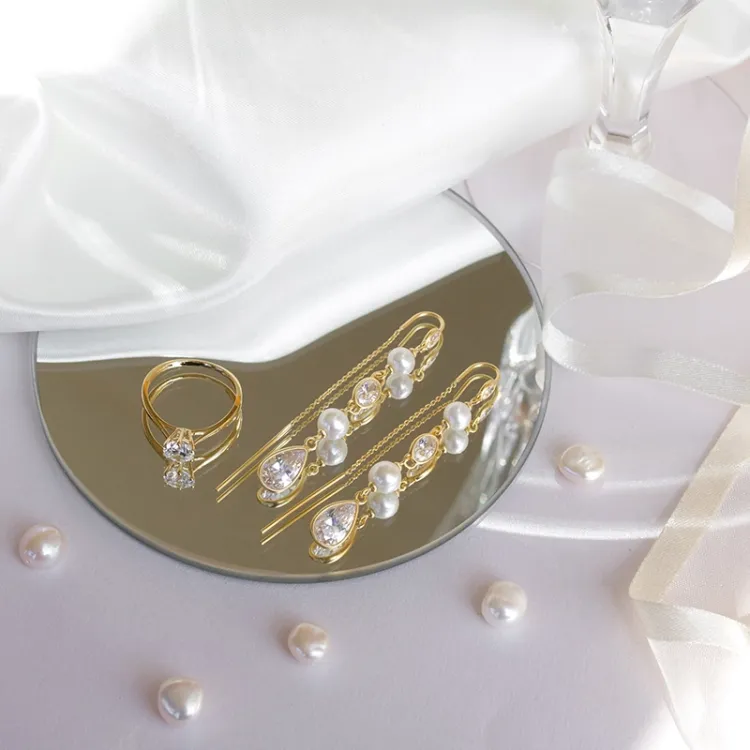 gullringer: solitairering i 9 karat gull - Gold Collection