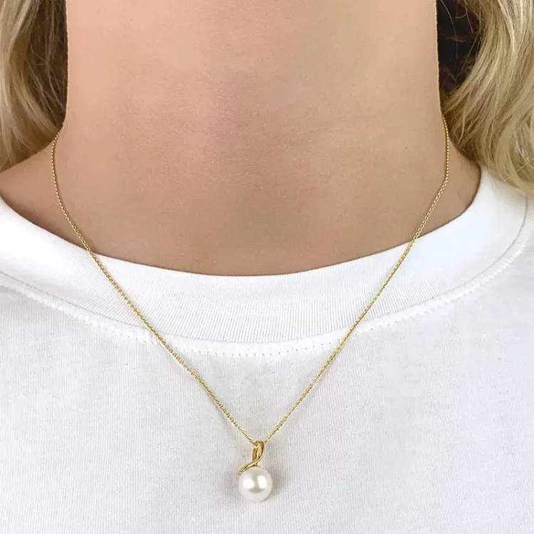 perle anheng i 9 karat gull - Gold Collection