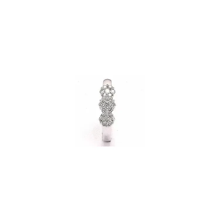 Diamant hvittgullsring i 14 karat hvitt gull 0,36 ct