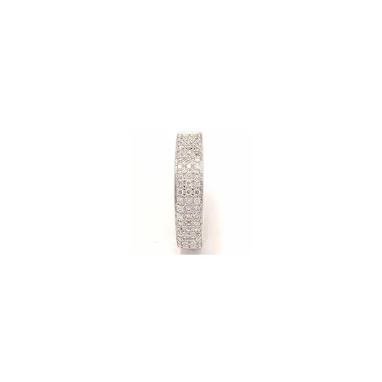 Diamant ring i 14 karat hvitt gull 0,31 ct