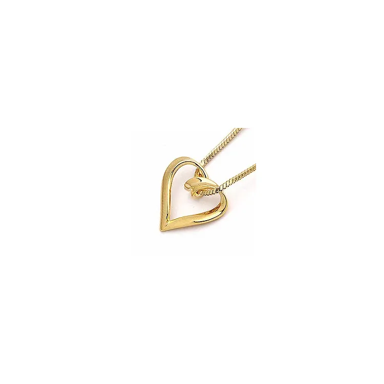 hjerte anheng i 9 karat gull - Gold Collection