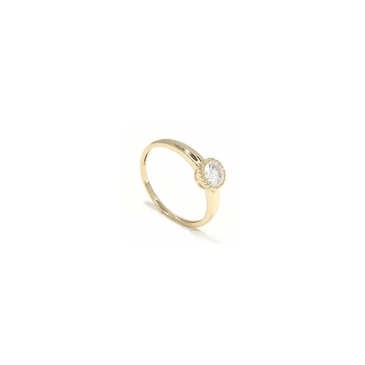 Rund ring i 8 karat