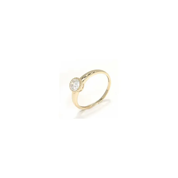 Rund ring i 8 karat