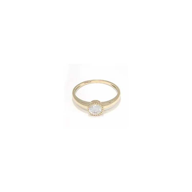 Rund ring i 8 karat