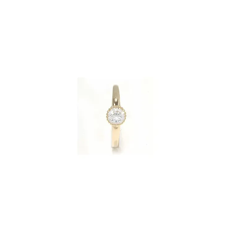 Rund ring i 8 karat