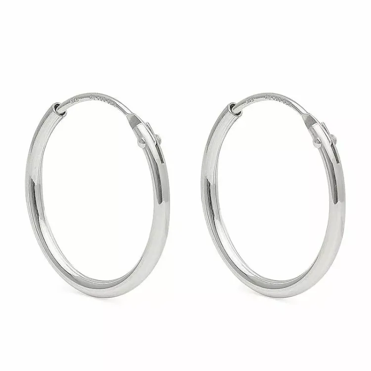 15 mm Scrouples creol i sølv