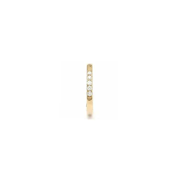 alliansering i 14 karat gull 5 x 0,03 ct