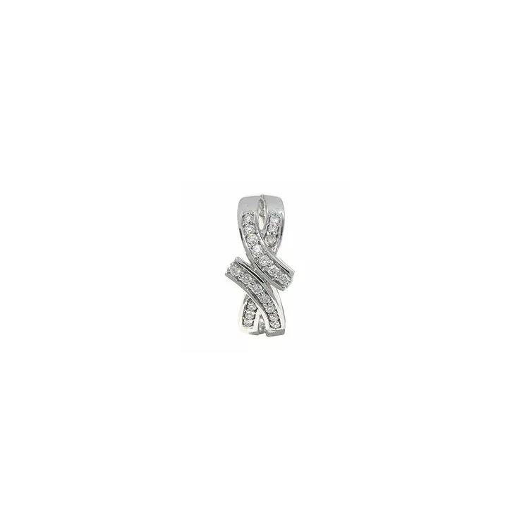 hvittgulls ring i 14 karat hvitt gull 0,26 ct