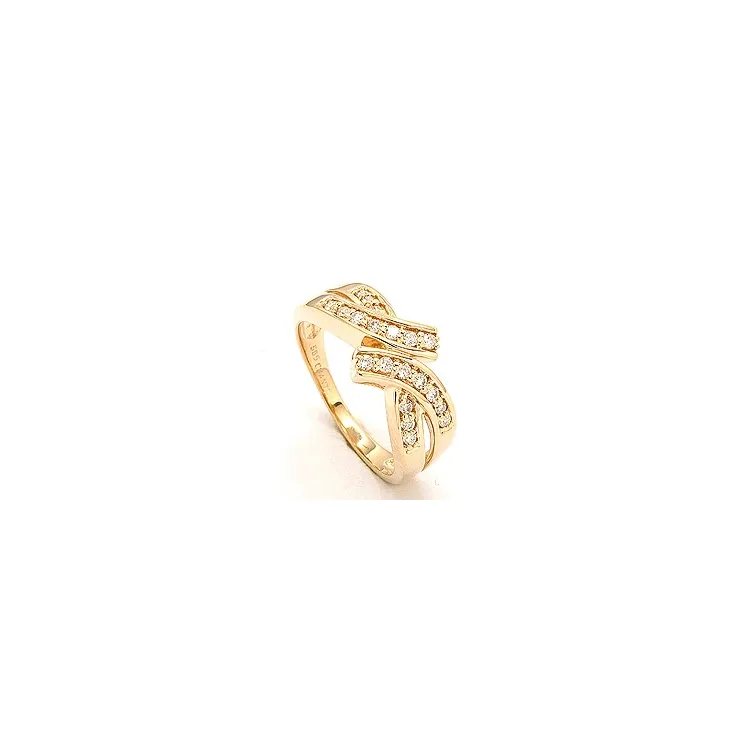 bestillingsvare - gullring i 14 karat gull 0,26 ct