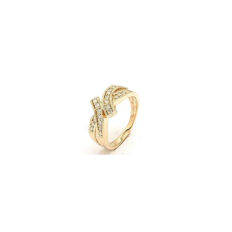 bestillingsvare - gullring i 14 karat gull 0,26 ct