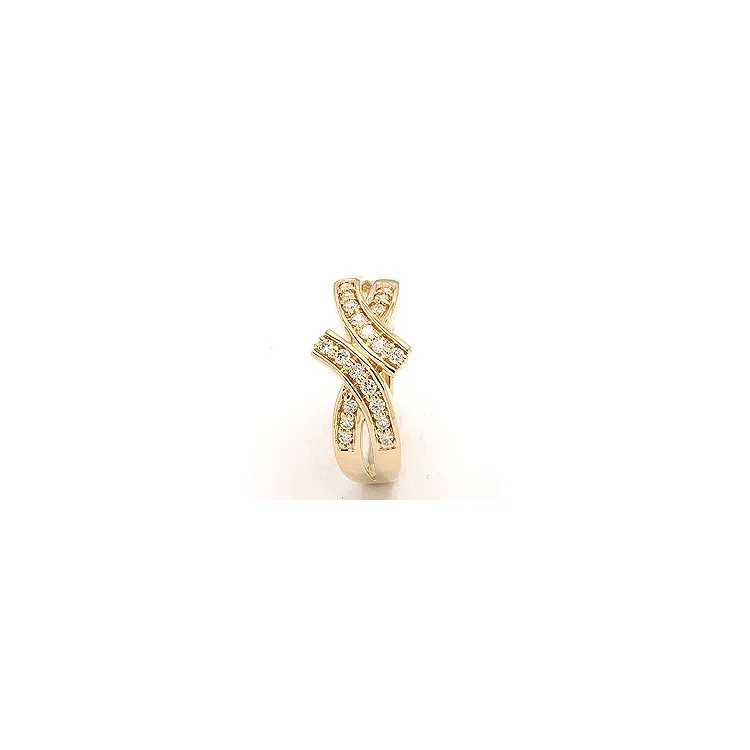 bestillingsvare - gullring i 14 karat gull 0,26 ct