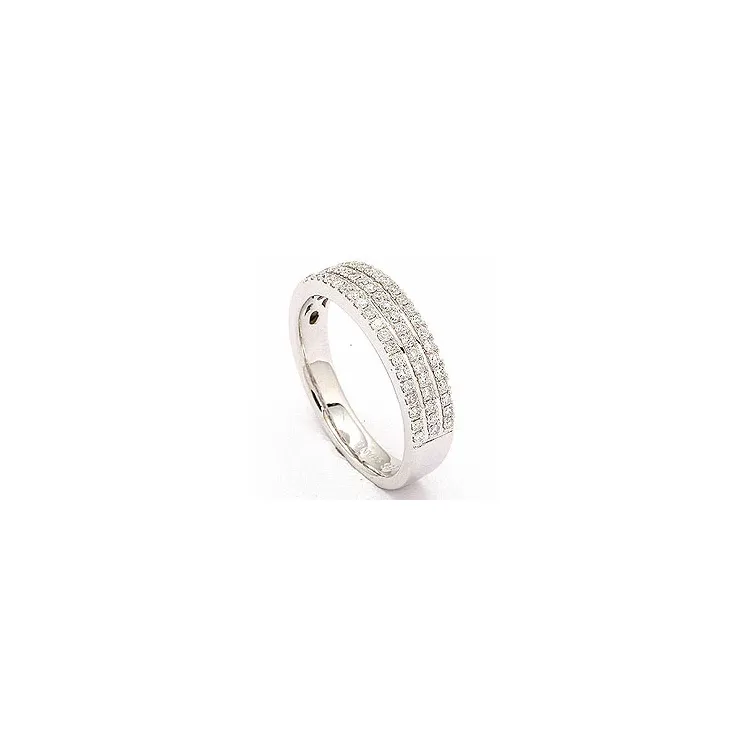 bestillingsvare - diamant ring i 14 karat hvitt gull 0,40 ct