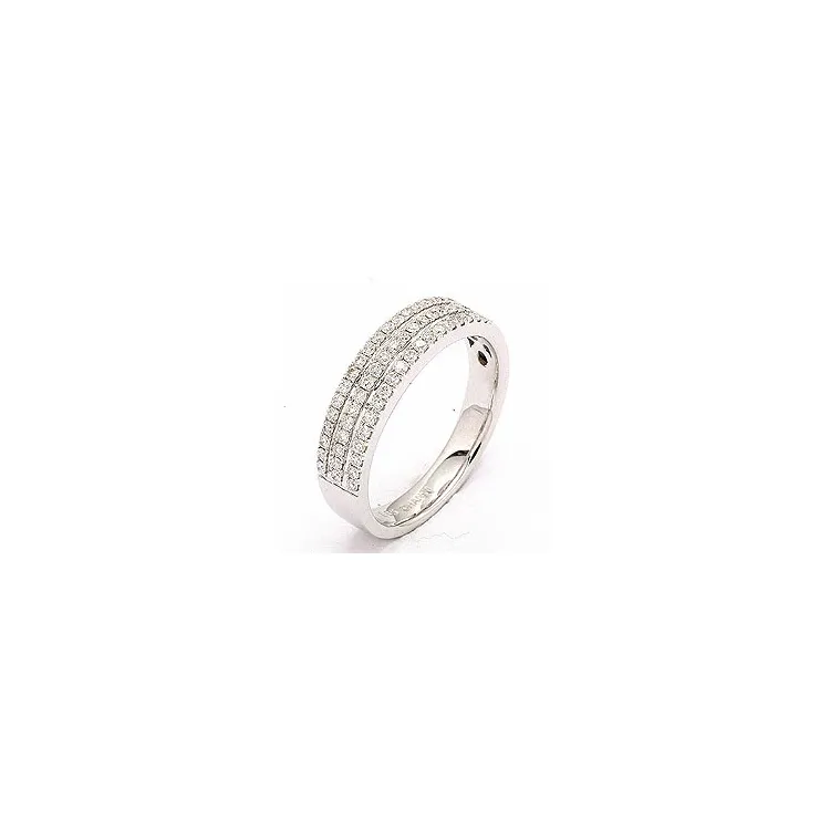 bestillingsvare - diamant ring i 14 karat hvitt gull 0,40 ct