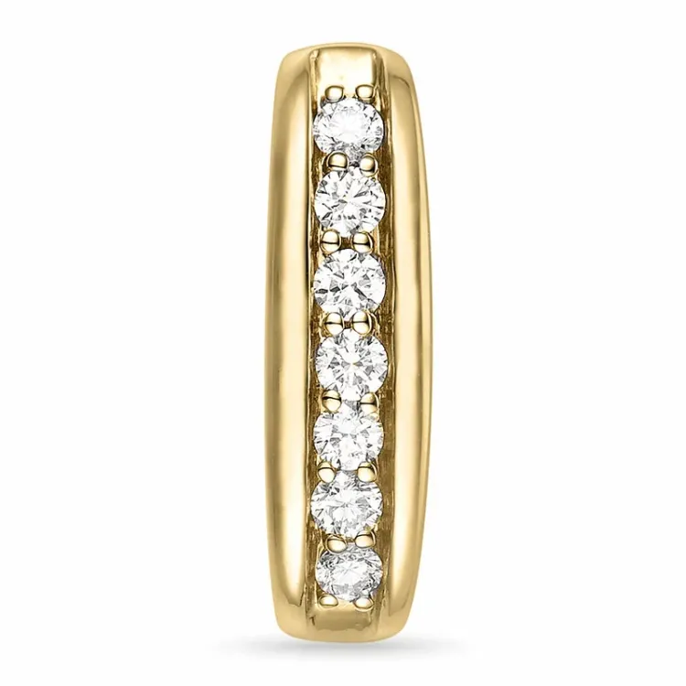 Diamant anheng i 14 karat gull 0,22 ct