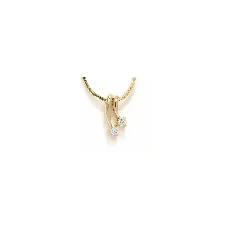 anheng i 14 karat gull 0,15 ct