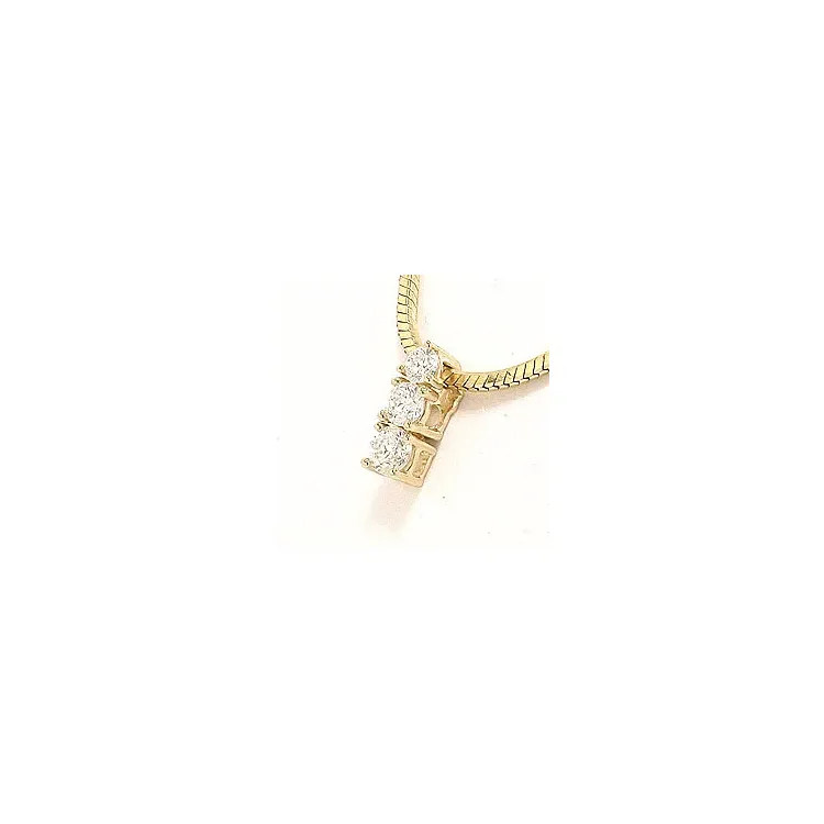 Diamantanheng i 14 karat gull 0,20 ct