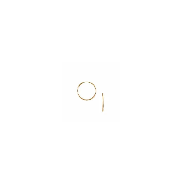 25 mm Aagaard creol i 8 karat