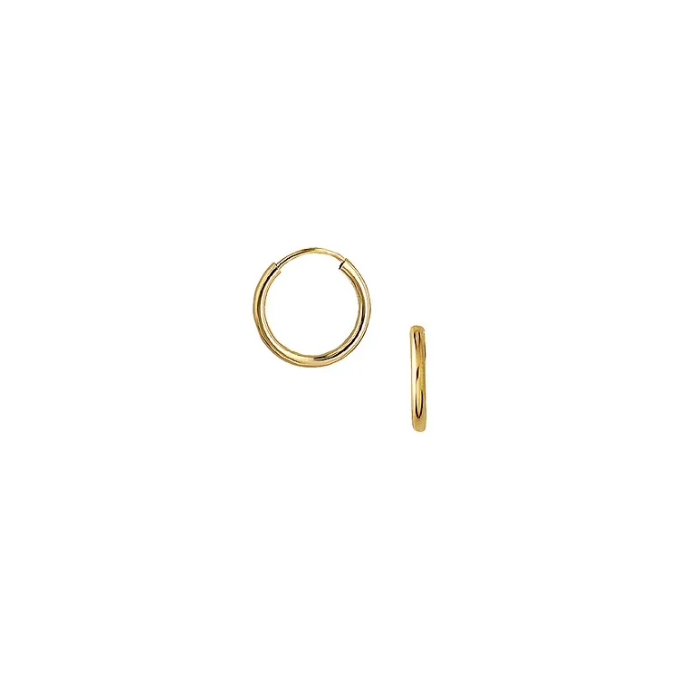 16 mm Aagaard runde creol i 8 karat