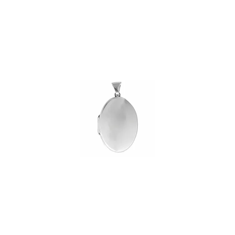 Blank Aagaard oval medaljong i sølv