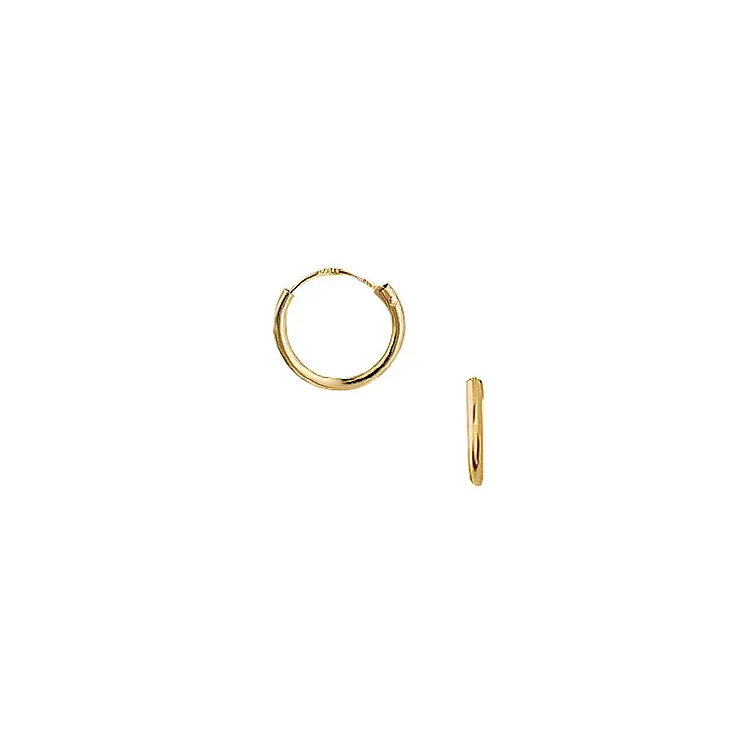 10 mm Aagaard creol i 14 karat gull