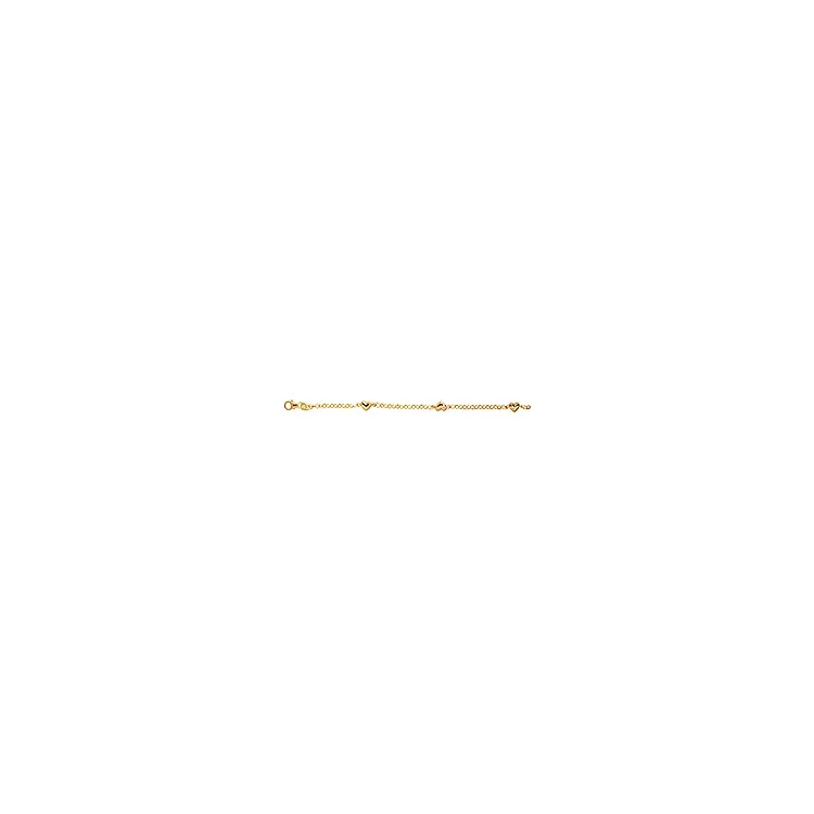 Aagaard hjerte armbånd i 8 karat