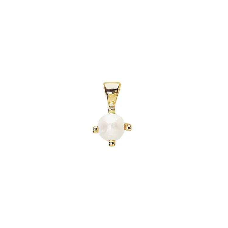 Aagaard perle anheng i 8 karat