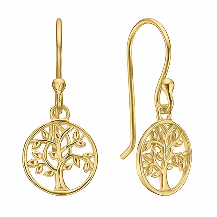 lange Aagaard livets tre ear lines i 8 karat
