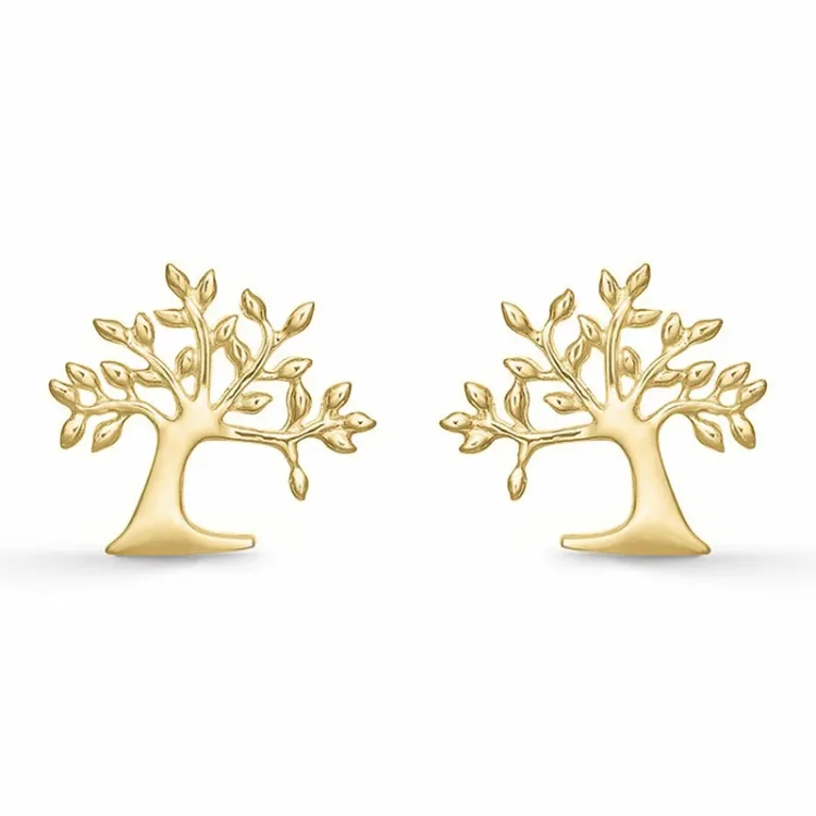 Støvring Design livets tre øredobber i 8 karat
