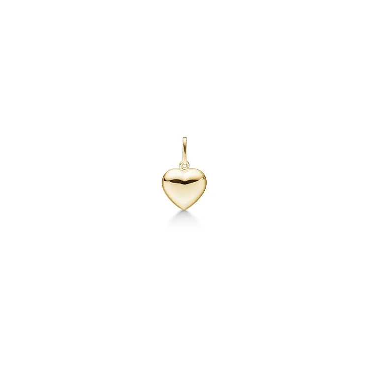 Støvring Design hjerte anheng i 8 karat