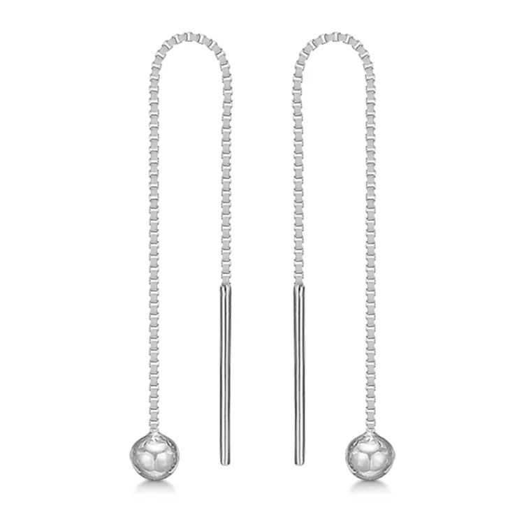 Støvring Design kule ear lines i sølv