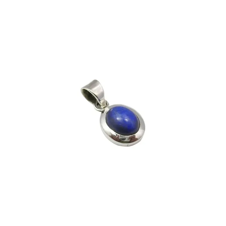 Lapis lazuli anheng i sølv
