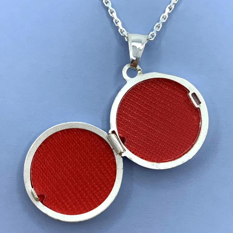 20 mm medaljong i sølv