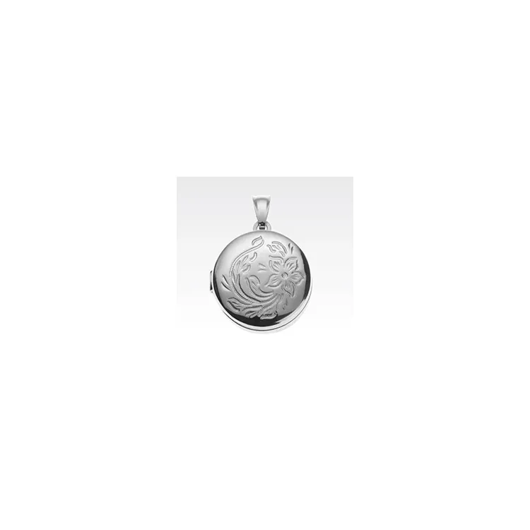 22 mm medaljong i sølv