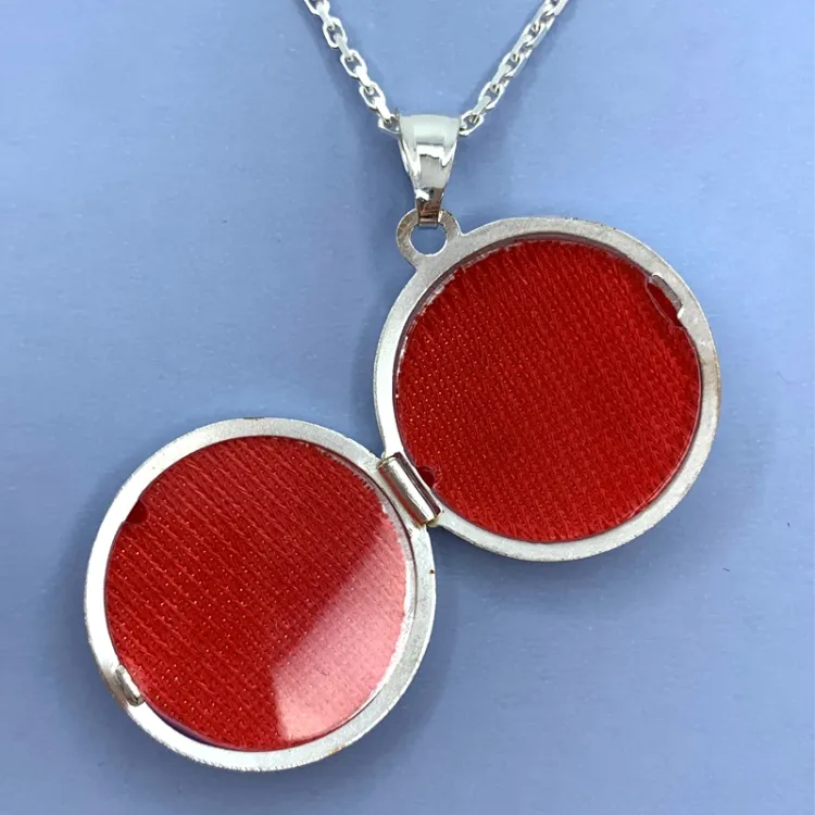 22 mm medaljong i sølv